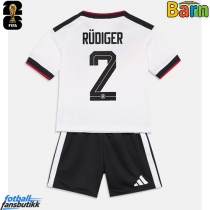 Tyskland Antonio Rudiger #2 Hjemmedraktsett Barn VM 2026 Kortermet (+ Korte bukser)